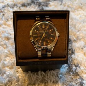 Brand new Michael Kors gold / tortoise shell watch